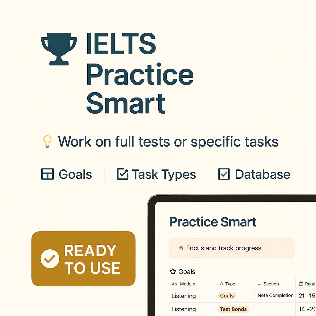 IELTS Practice Smart Template